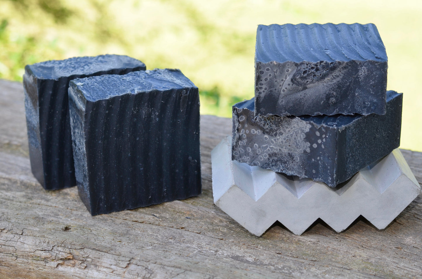 Charcoal Peppermint Bar Soap, Peppermint Facial Bar