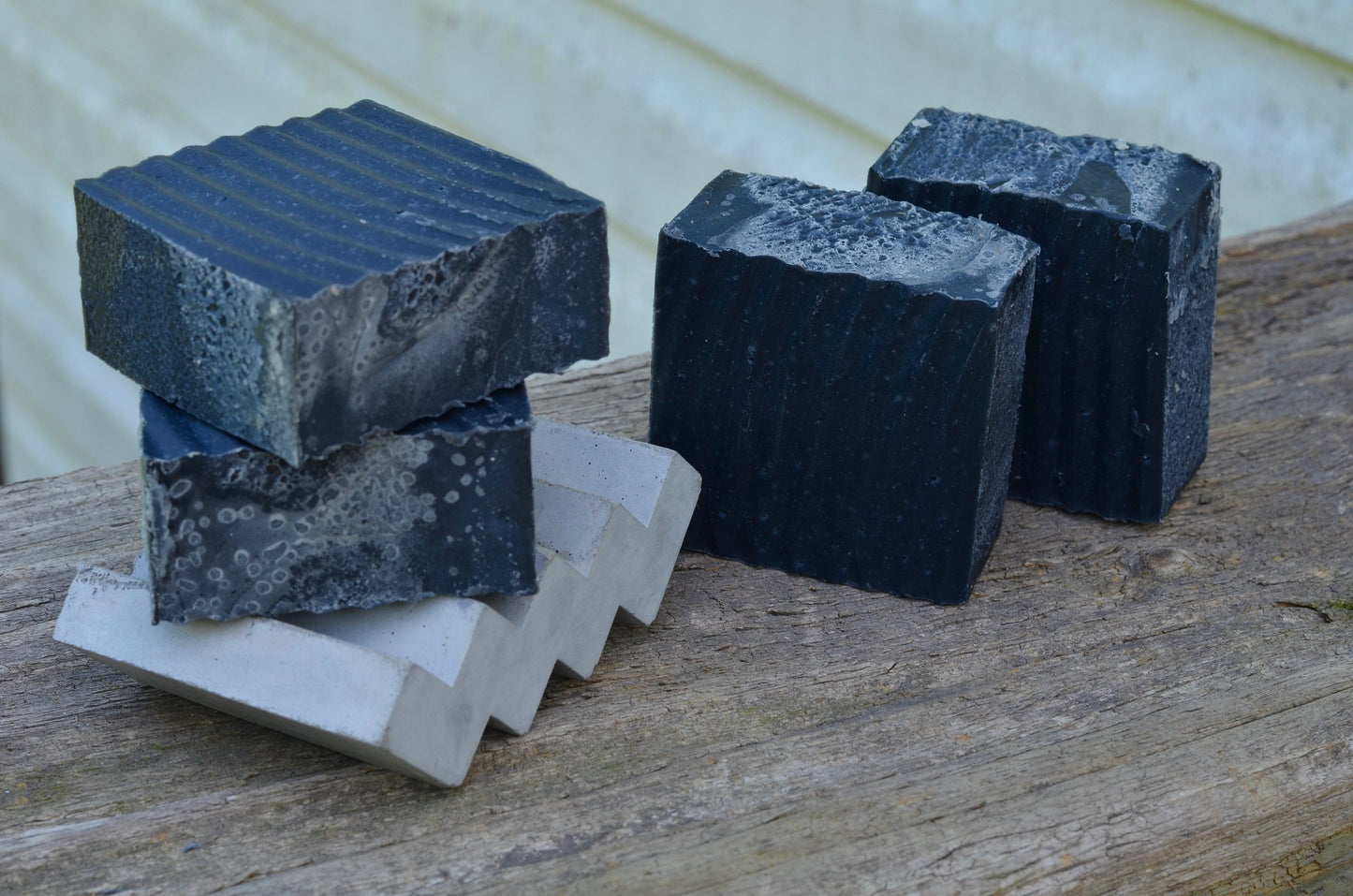 Charcoal Peppermint Bar Soap, Peppermint Facial Bar